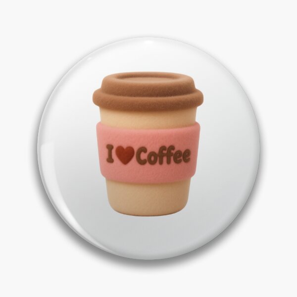 Artikelvorschau, Niedliches Plüschtier „Ich liebe Kaffee zum Mitnehmen“ (rotes Herz) entworfen und verkauft von Maria is Loud.