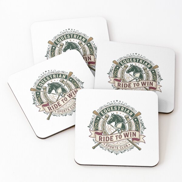 Item preview, Ride To Win Vintage Equestrian Sports Design designed and sold by Mellow Doodle Co..