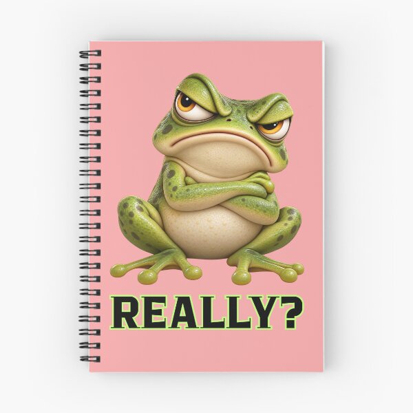 Item preview, Grumpy Frog Really Quote designed and sold by AhmadAnnaPrints.