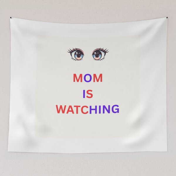 Item preview, Mom Is Watching - Funny Desi Indian Mother Meme designed and sold by everyone cloth house.