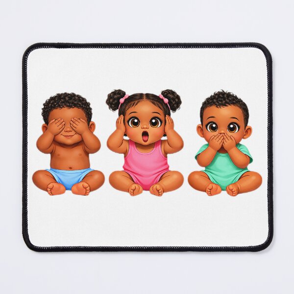 Item preview, Brown Babies: Three Wise Ones Collections designed and sold by EscapeArtist13.