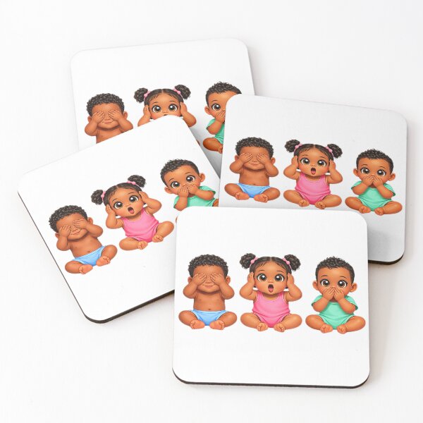 Item preview, Brown Babies: Three Wise Ones Collections designed and sold by EscapeArtist13.
