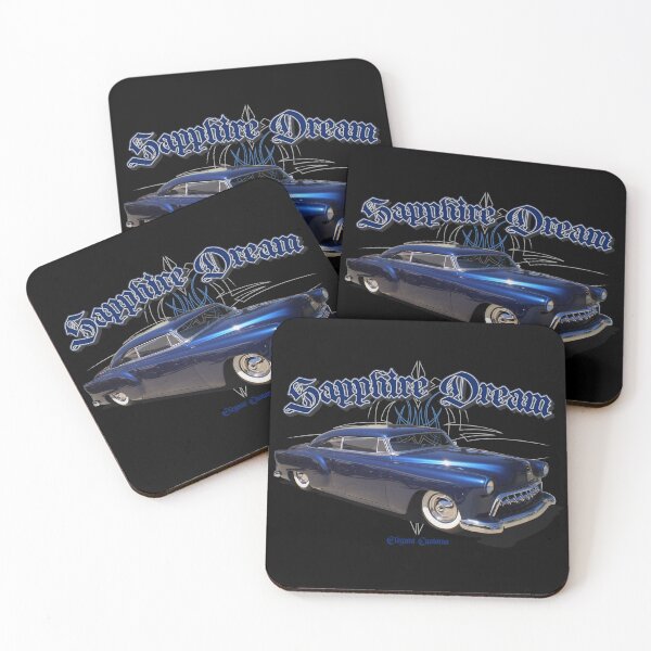 Item preview, 1954 BelAir Sapphire Dream with text, Kustom, Hot Rod, Muscle Car designed and sold by Elegant Customs.