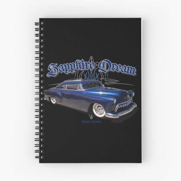 Item preview, 1954 BelAir Sapphire Dream with text, Kustom, Hot Rod, Muscle Car designed and sold by Elegant Customs.