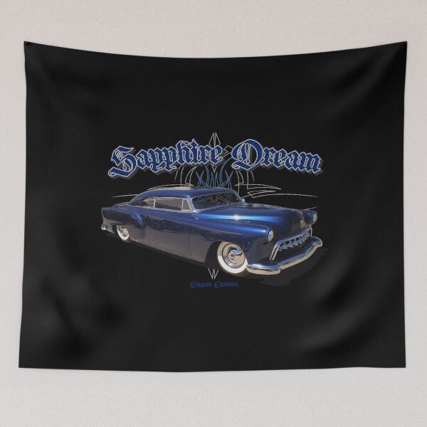Item preview, 1954 BelAir Sapphire Dream with text, Kustom, Hot Rod, Muscle Car designed and sold by Elegant Customs.