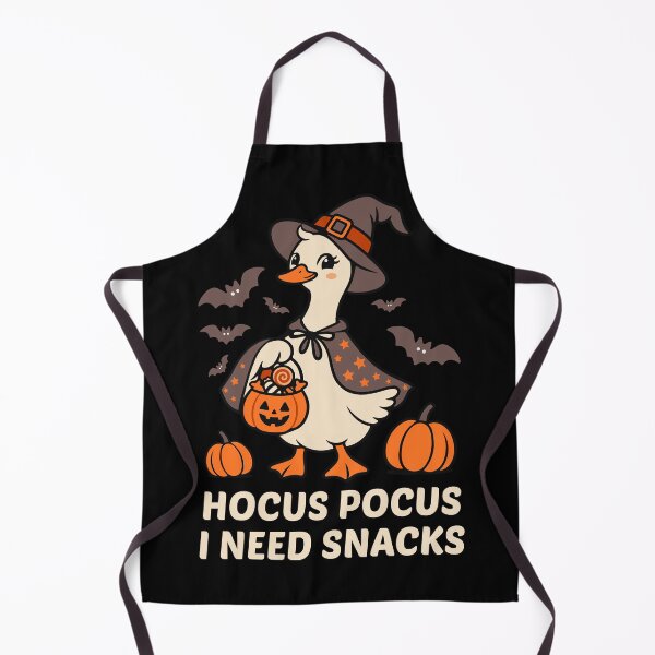 Item preview, Witchy Goose Hocus Pocus I Need Snacks Halloween Goose  designed and sold by Skryp-art.