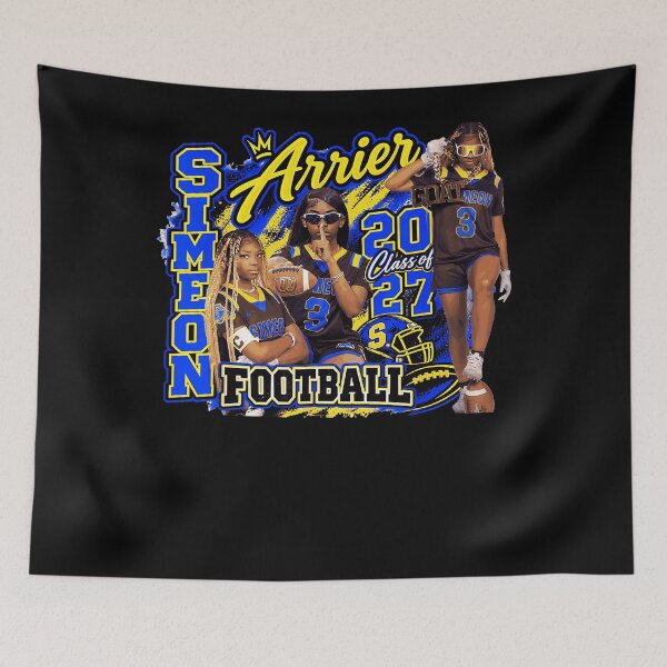 Item preview, Simeon Arrier Class Of 2027 Football GOAT Neon Girls Sports Team Pride Apparel designed and sold by slmfams.