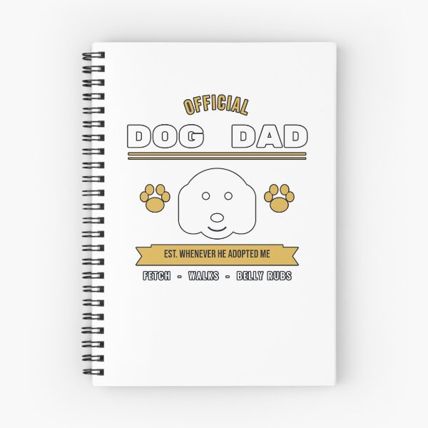 Item preview, Official Dog Dad Est Whenever He Adopted Me designed and sold by PeaksAndPrints.