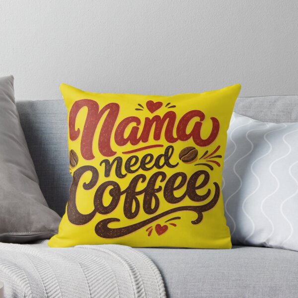 Item preview, Mama Need Coffee – Funny Coffee Quote, Hand Drawn Typography, Coffee Lover Design designed and sold by Jandedan.
