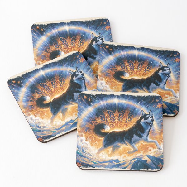 Item preview, Christmas Legends - The Siberian Husky & the "Sun Dogs" (Inuit) designed and sold by aghnadarragh.