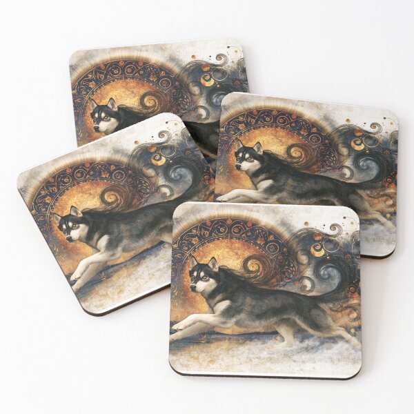 Item preview, Christmas Legends - The Siberian Husky & the "Sun Dogs" (Inuit) designed and sold by aghnadarragh.