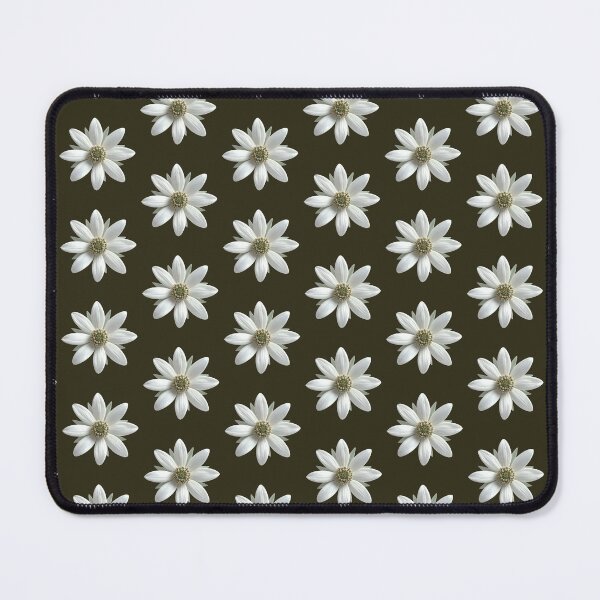 Item preview, Minimalist Olive Green Daisy Flower Floral Pattern designed and sold by Jyoti Digital Artist.