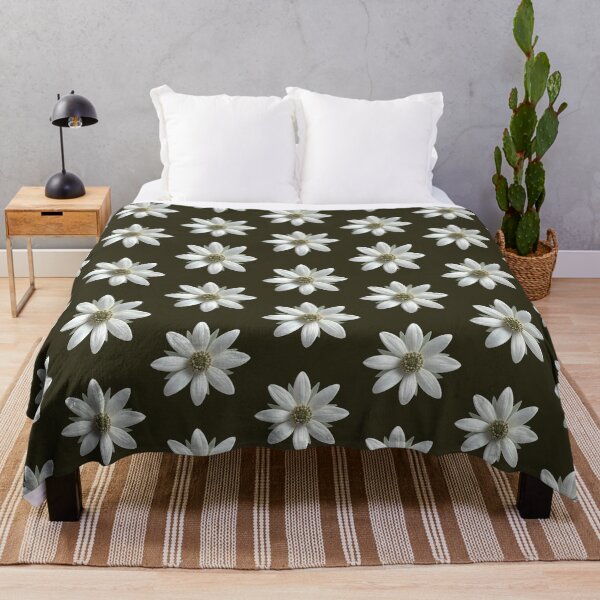 Item preview, Minimalist Olive Green Daisy Flower Floral Pattern designed and sold by ​Jyoti Digital Artist.