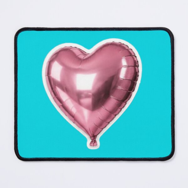 Item preview, Pink Metallic Foil Heart Balloon Sticker designed and sold by Scro-Ciob-Shop.
