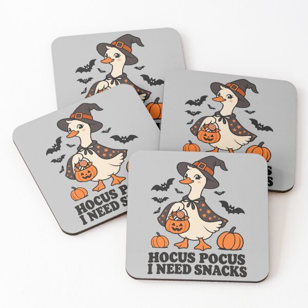 Item preview, Witchy Goose Hocus Pocus I Need Snacks – Funny Halloween Witch Duck designed and sold by Skryp-art.