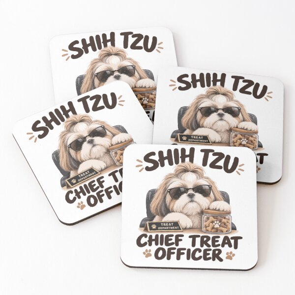 Item preview, Shih Tzu Chief Treat Officer – Funny Dog Treat Lover designed and sold by PawsAndPallette .