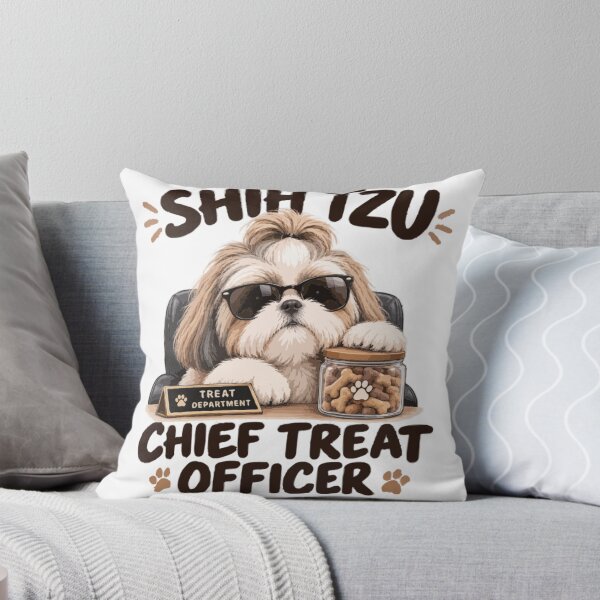 Item preview, Shih Tzu Chief Treat Officer – Funny Dog Treat Lover designed and sold by PawsAndPallette .