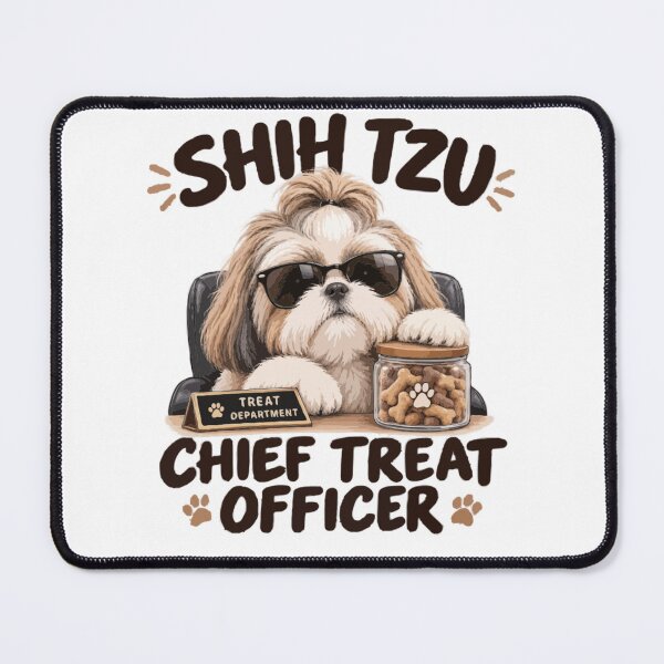 Item preview, Shih Tzu Chief Treat Officer – Funny Dog Treat Lover designed and sold by PawsAndPallette .