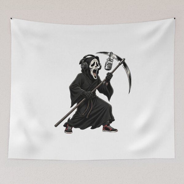 Item preview, Ghostface Studio Session - Horror Podcast & Music Merch designed and sold by Addy77shop.