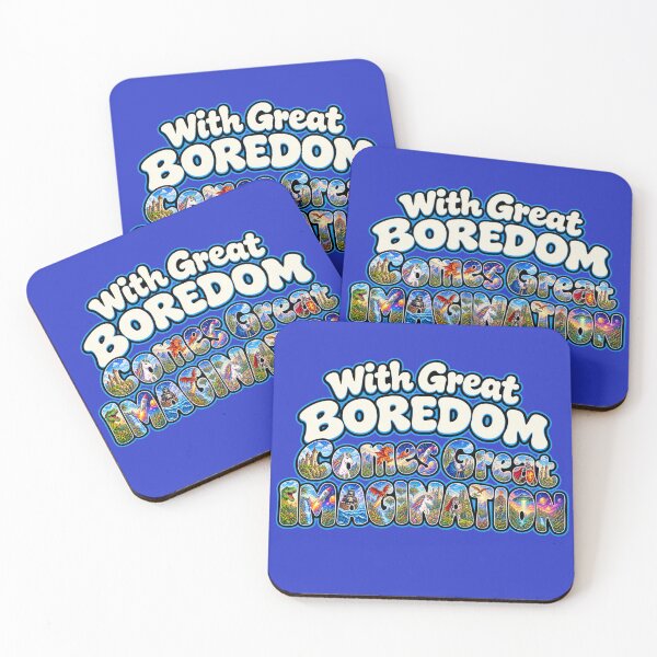 Item preview, With Great Boredom Comes Great Imagination designed and sold by shorethings.