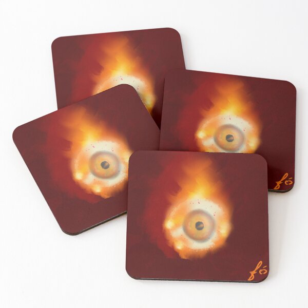 Item preview, Eyeball on fire designed and sold by mousse-tache.