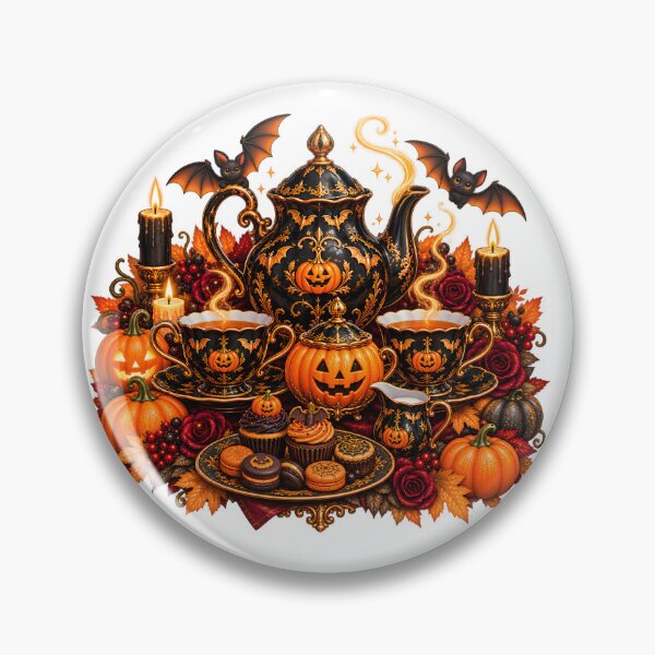 Item preview, Midnight Pumpkin Gathering – Gothic Halloween designed and sold by Clothes With Smiling Animals Walt Gral.