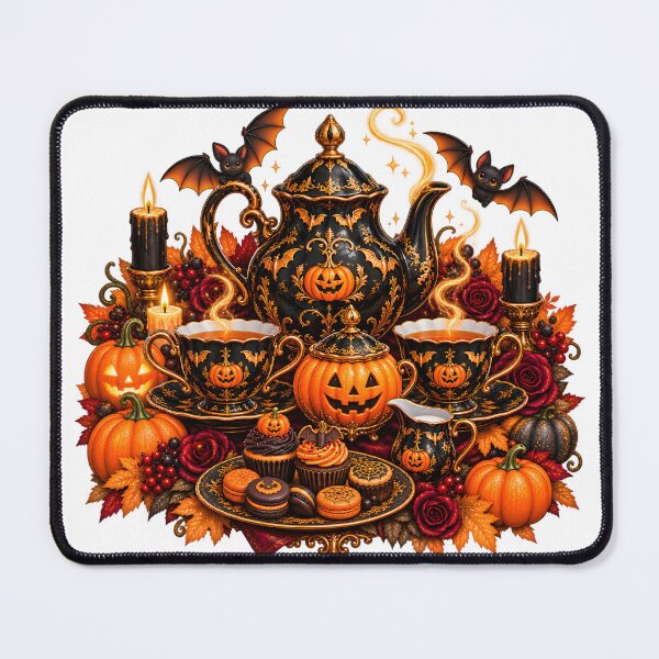 Item preview, Midnight Pumpkin Gathering – Gothic Halloween designed and sold by Clothes With Smiling Animals Walt Gral.