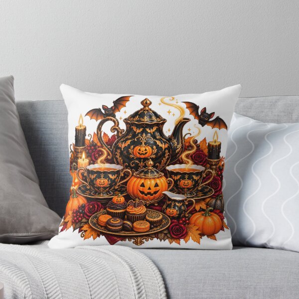 Item preview, Midnight Pumpkin Gathering – Gothic Halloween designed and sold by Clothes With Smiling Animals Walt Gral.