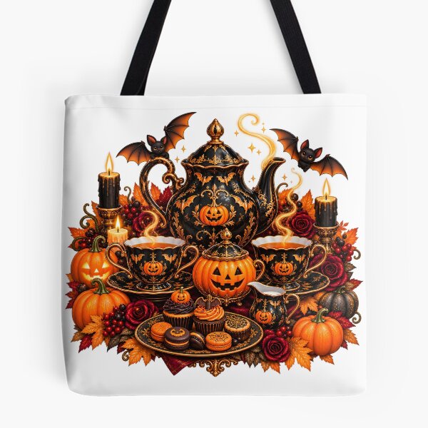 Item preview, Midnight Pumpkin Gathering – Gothic Halloween designed and sold by Clothes With Smiling Animals Walt Gral.