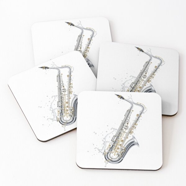 Item preview, Elegant Saxophone Splash Artwork designed and sold by Wonderful Designs.
