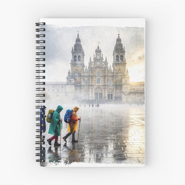 Item preview, Saint Jacques de Compostelle in the rain designed and sold by jefboutique6150.
