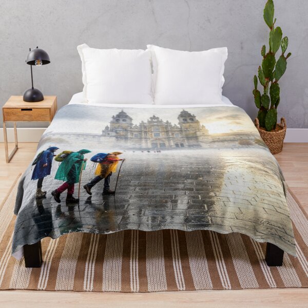 Item preview, Saint Jacques de Compostelle in the rain designed and sold by jefboutique6150.