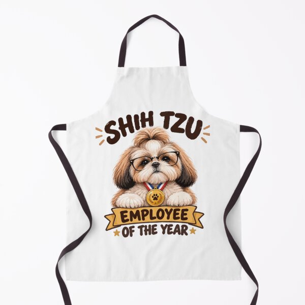 Item preview, Shih Tzu Employee of the Year – Funny Dog Office Design designed and sold by PawsAndPallette .