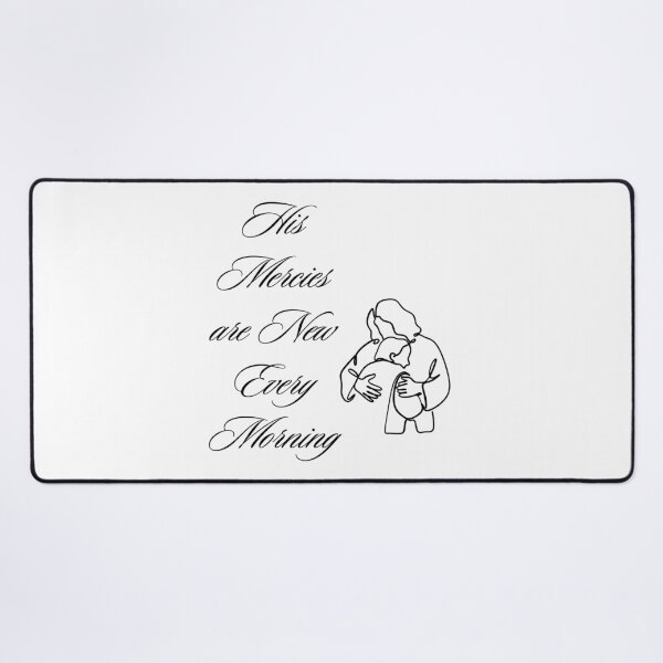 Item preview, His Mercies Are New Every Morning | Christian Line Art designed and sold by LensDyn™.