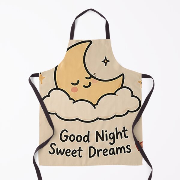 Item preview, Good Night Sweet Dreams Sticker – Cute Kawaii Moon and Clouds designed and sold by Sara-Ai.