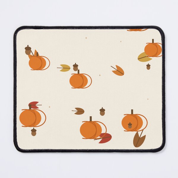 Item preview, Fall Harvest Pumpkin and Autumn Leaves Pattern designed and sold by LunaAdventurer.