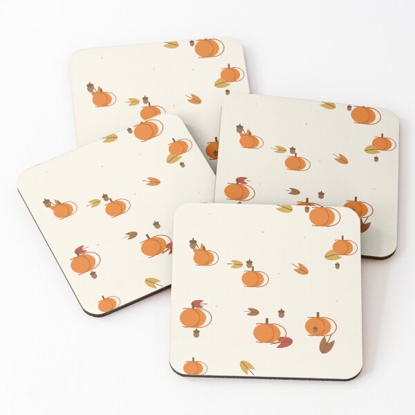 Item preview, Fall Harvest Pumpkin and Autumn Leaves Pattern designed and sold by LunaAdventurer.