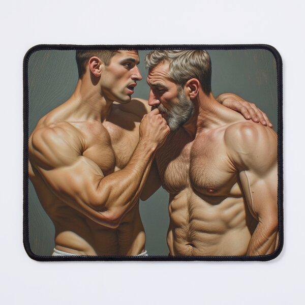 Item preview, Once We Were 04 A Heated Gym Discussion designed and sold by ChanningsPinups.