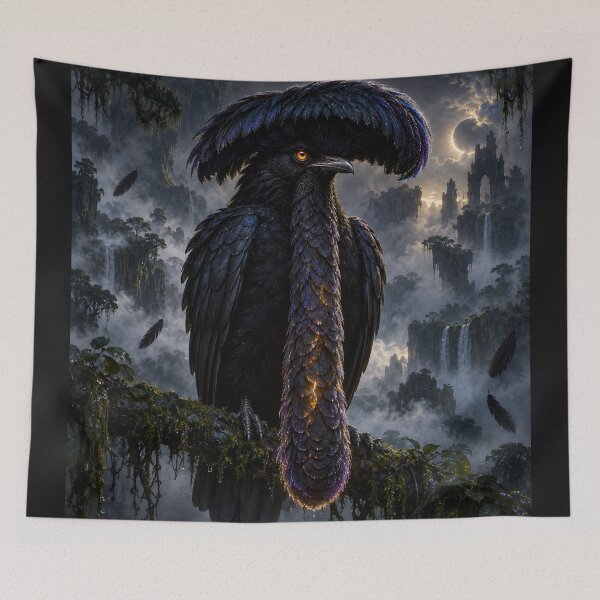 Item preview, Exotic Beautiful Birds - Long-wattled Umbrella Bird #3 designed and sold by Helios Be. Lavsh.