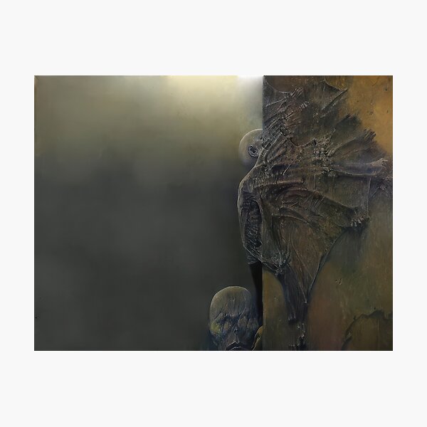 Item preview, zdzisław beksiński - untitled Zdzislaw Beksinski - Zdzislaw Beksinski canvas designed and sold by stevengrossman.