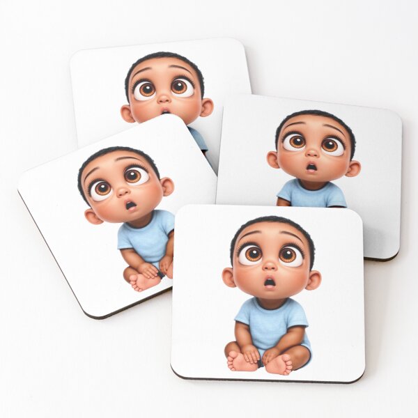 Item preview, Ebony Baby Boy Looking Up: Tender Eyes Collection  designed and sold by EscapeArtist13.