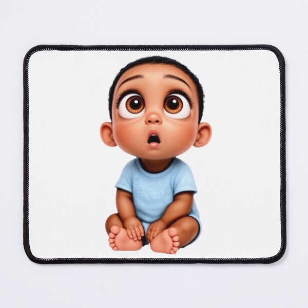 Item preview, Ebony Baby Boy Looking Up: Tender Eyes Collection designed and sold by EscapeArtist13.