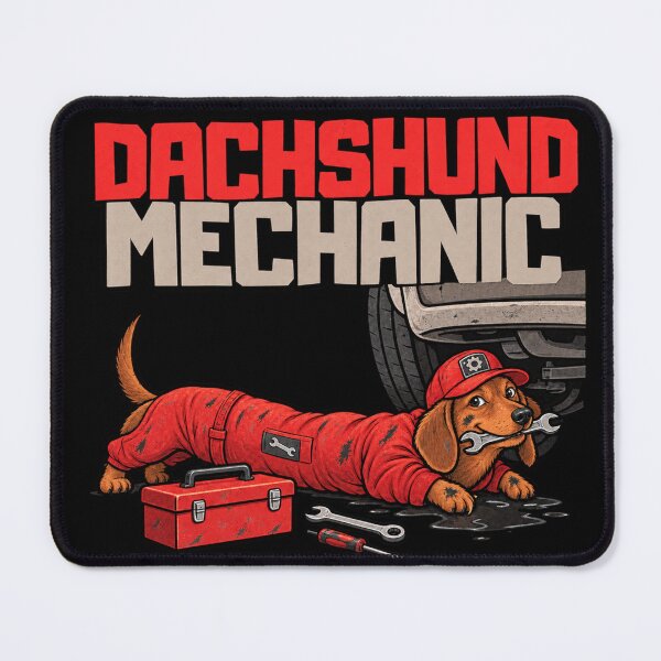 Item preview, Dachshund Mechanic designed and sold by Konvero.