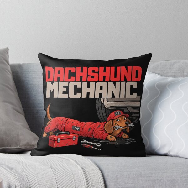 Item preview, Dachshund Mechanic designed and sold by Konvero.