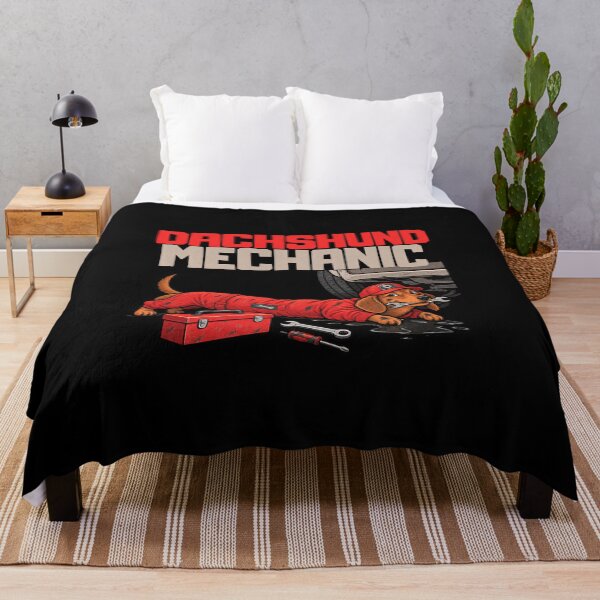 Item preview, Dachshund Mechanic designed and sold by Konvero.