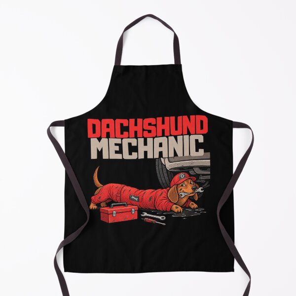 Item preview, Dachshund Mechanic designed and sold by Konvero.