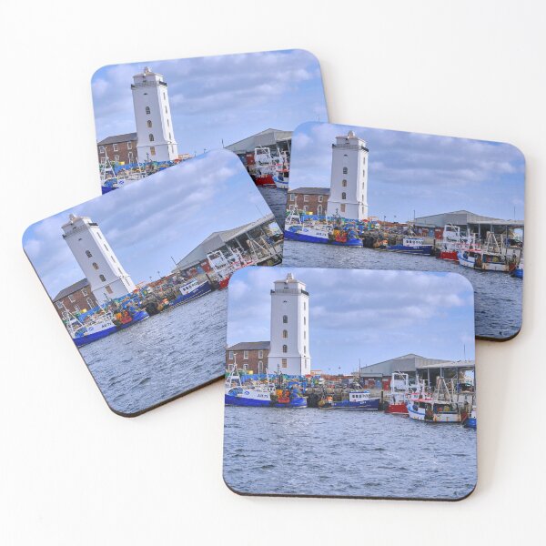 Item preview, North Shields Fish Quay on a blustery Autumn morning designed and sold by Violaman.