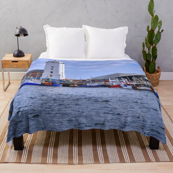 Item preview, North Shields Fish Quay on a blustery Autumn morning designed and sold by Violaman.