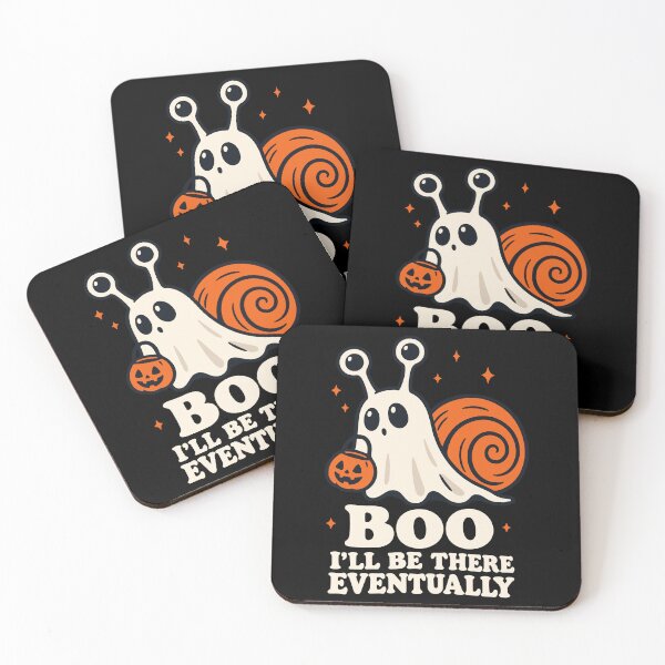 Item preview,  Funny Slow Spooky Snail Boo - Cute Ghost Snail Halloween  designed and sold by Skryp-art.