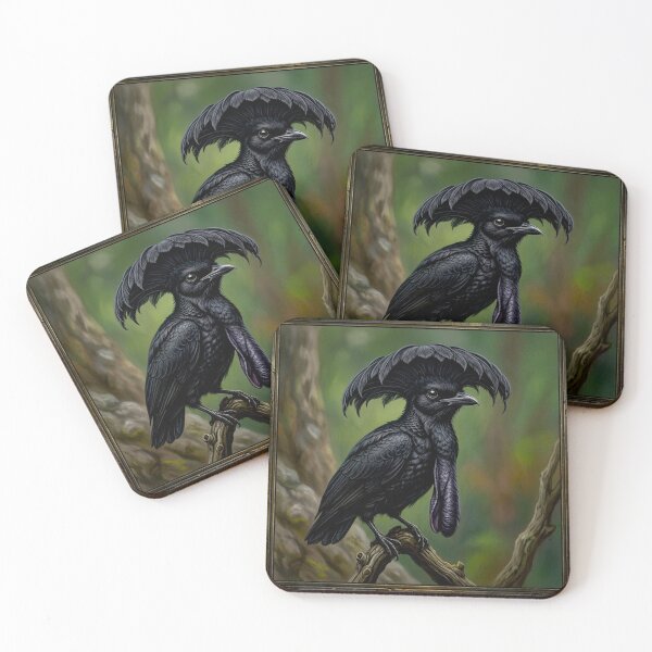Item preview, Exotic Beautiful Birds - Long-wattled Umbrella Bird #4 designed and sold by Helios Be. Lavsh.